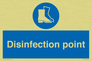 Disinfection point